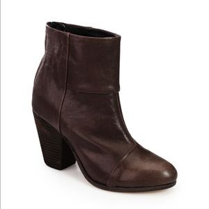 Rag & Bone Newberry Leather Ankle Boots